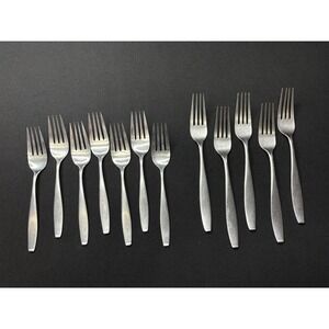 Stanley Roberts SRI Japan Stainless NARVIK 12 Forks Silverware Flatware